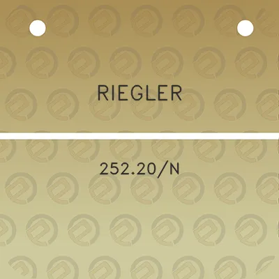 riegler-25220n