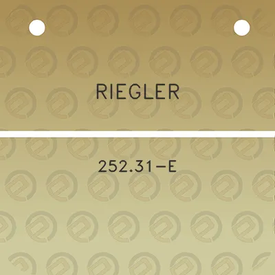 riegler-25231-e