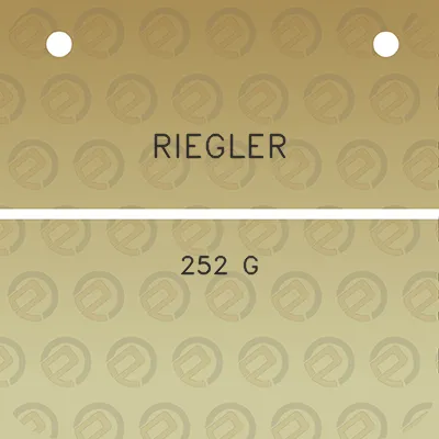 riegler-252-g