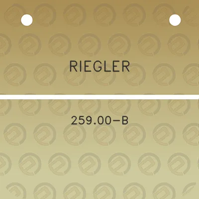 riegler-25900-b