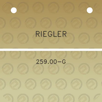 riegler-25900-g