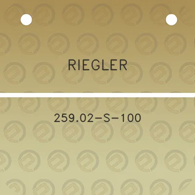 riegler-25902-s-100