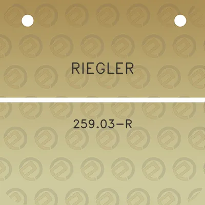 riegler-25903-r