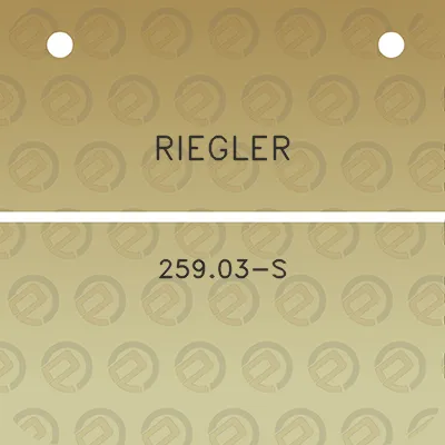 riegler-25903-s