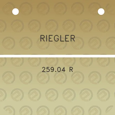 riegler-25904-r