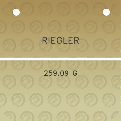 riegler-25909-g