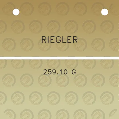 riegler-25910-g