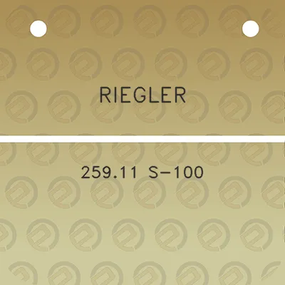 riegler-25911-s-100