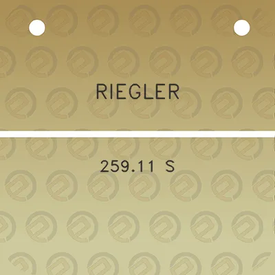 riegler-25911-s