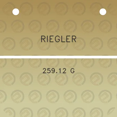 riegler-25912-g