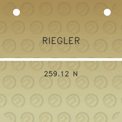 riegler-25912-n