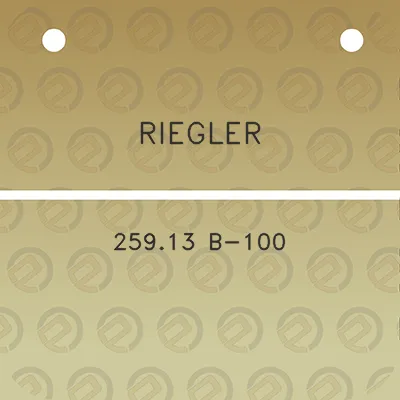 riegler-25913-b-100