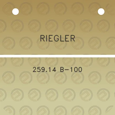 riegler-25914-b-100