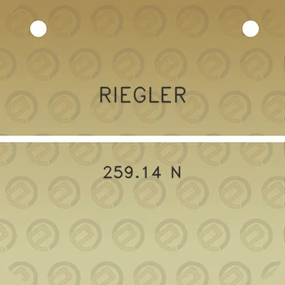 riegler-25914-n