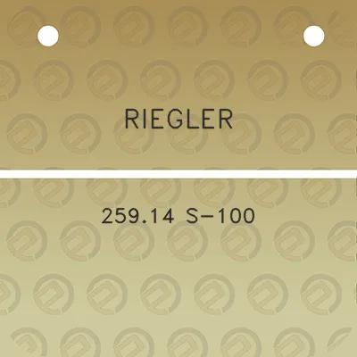 riegler-25914-s-100