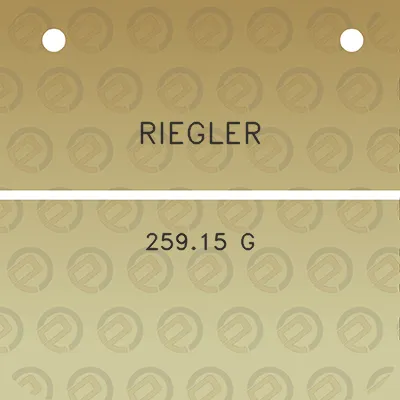 riegler-25915-g