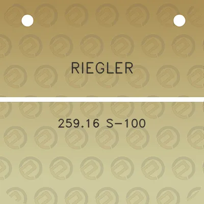 riegler-25916-s-100