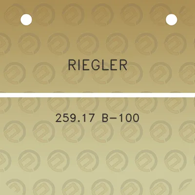 riegler-25917-b-100