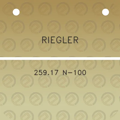 riegler-25917-n-100