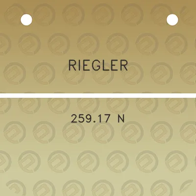 riegler-25917-n