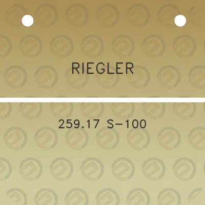 riegler-25917-s-100