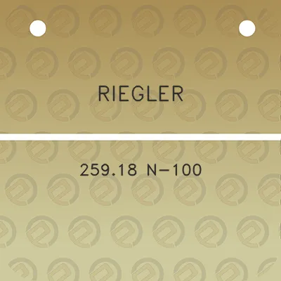 riegler-25918-n-100