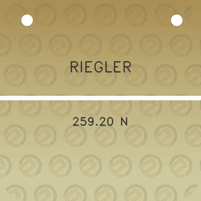 riegler-25920-n