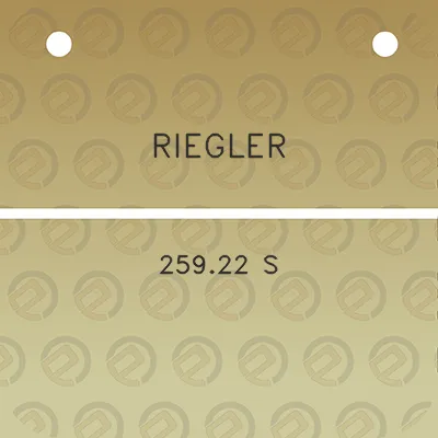 riegler-25922-s