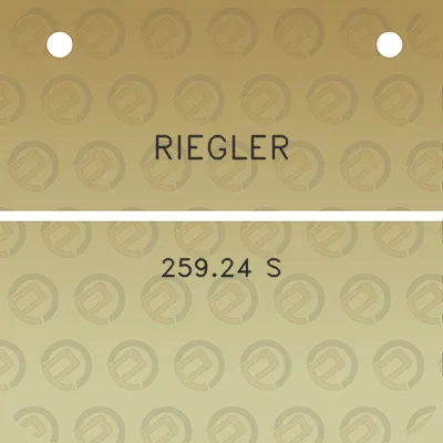 riegler-25924-s