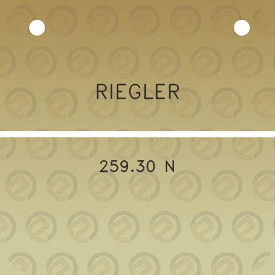 riegler-25930-n