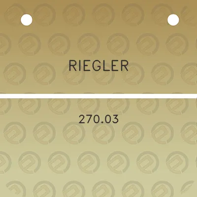 riegler-27003