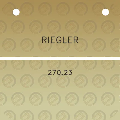 riegler-27023