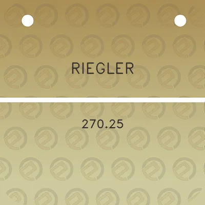 riegler-27025