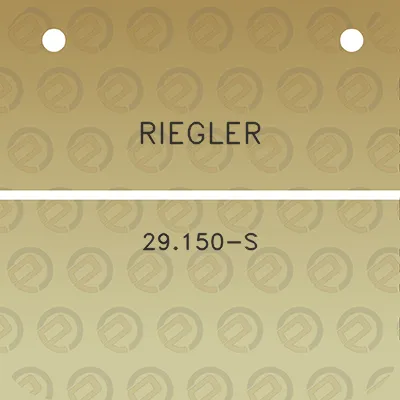 riegler-29150-s