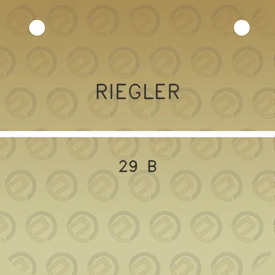 riegler-29-b