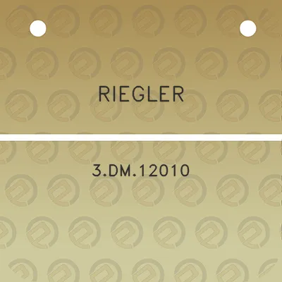 riegler-3dm12010