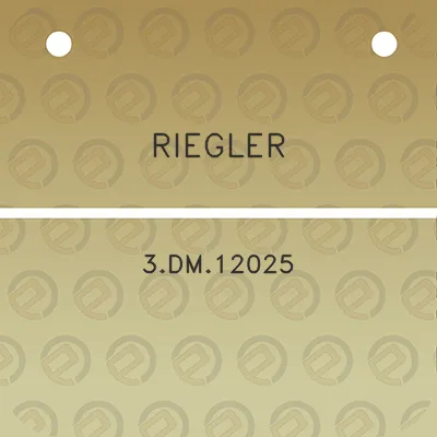 riegler-3dm12025