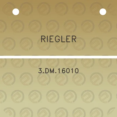 riegler-3dm16010