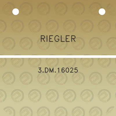 riegler-3dm16025