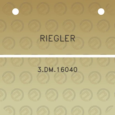 riegler-3dm16040