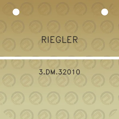 riegler-3dm32010