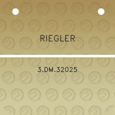 riegler-3dm32025