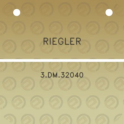 riegler-3dm32040