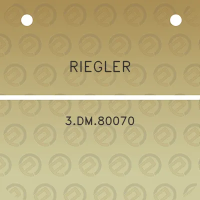 riegler-3dm80070