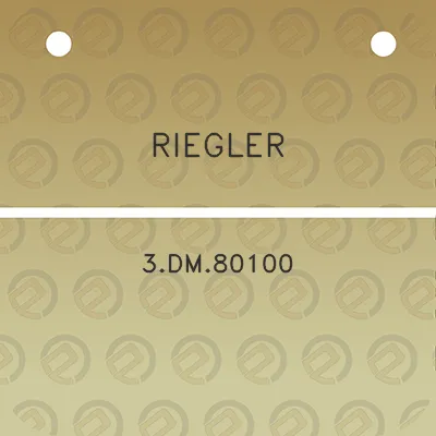 riegler-3dm80100