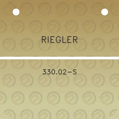 riegler-33002-s