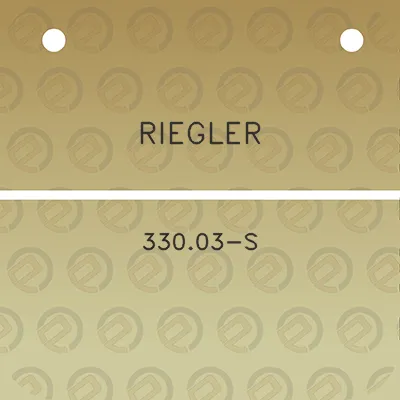 riegler-33003-s