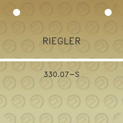 riegler-33007-s