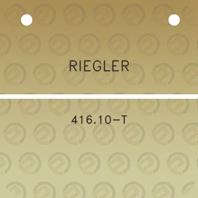 riegler-41610-t