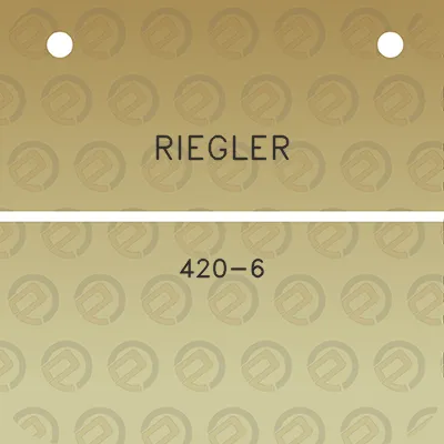 riegler-420-6